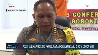 Polisi Tangkap Residivis Pengguna Narkoba Jenis Sabu di Kota Gorontalo