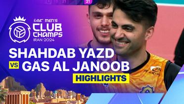 Quarter Final: Shahdab Yazd Cultural and Athletic Club vs Gas Al Janoob - Highlights | 2024 Asian Men's Club Volleyball Championship