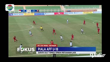 Piala AFF U-18, Garuda Muda ke Semifinal Usai Susah Payah Kalahkan Laos - Fokus Pagi