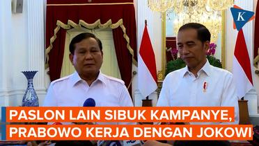 Hari Kedua Kampanye, Prabowo Masih "Tempel" Jokowi