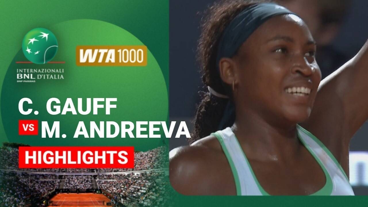 Coco Gauff vs Mirra Andreeva - Quarter Finals | WTA 1000: Internazionali BNL D'Italia 2026