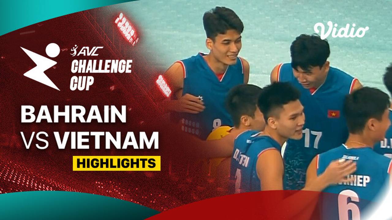 Bahrain vs Vietnam - Perebutan Posisi 5-8 - Highlights | AVC Challenge Cup for Men 2024
