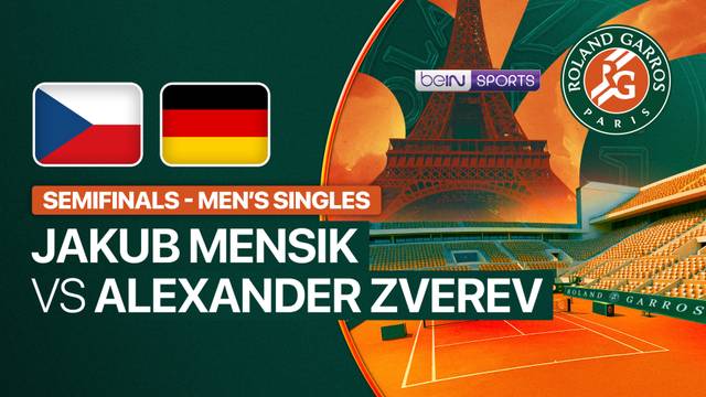 Jakub Mensik vs Alexander Zverev - Full Match | Roland Garros 2026