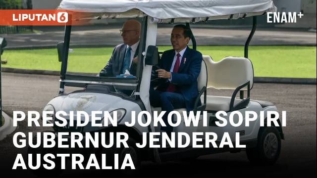 Jokowi Sopiri Gubernur Jenderal Australia Saat Keliling Istana Bogor | Liputan6