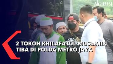 2 Tokoh Khilafatul Muslimin Tiba di Polda Metro Jaya, Uang Rp 2,2 Miliar Disita Polisiv