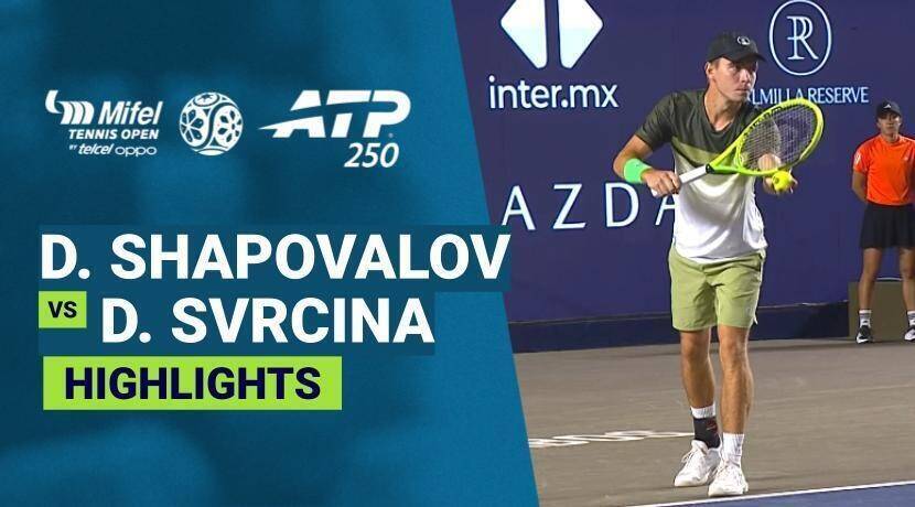 Denis Shapovalov vs Dalibor Svrcina - Quarterfinal | ATP 250: Mifel Tennis Open by Telcel Oppo 2026