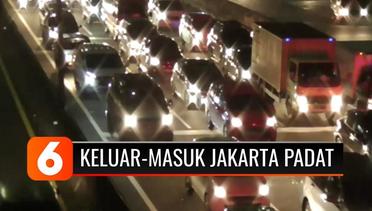 Libur Panjang, Lalu Lintas Kendaraan Keluar-Masuk Jakarta Padat | Liputan 6