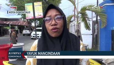 Warga Keluhkan Sampah Plastik Menunmpuk Dalam Selokan di Ruas Jalan Letjen Suprapto Kota Gorontalo