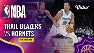Portland Trail Blazers vs Charlotte Hornets - Highlights | NBA Regular Season 2023/24