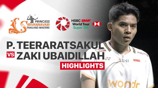 Panitchapon Teeraratsakul (THA) vs Moh. Zaki Ubaidillah (INA) - Highlight | PRINCESS SIRIVANNAVARI Thailand Masters 2026