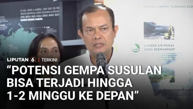 Frekuensi Gempa Susulan di Sulut-Malut Tinggi, BMKG Nilai Berpotensi Hingga 1-2 Minggu Mendatang