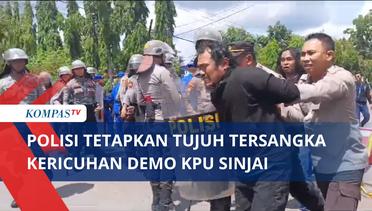 Polisi Tetapkan Tujuh Tersangka Kericuhan Demo KPU Sinjai