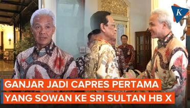 Ganjar Pranowo Temui Sri Sultan HB X di Jogja: Minta Nasihat dan Doa Restu