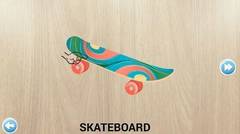 384 Puzzles For Preschool Kids Skateboard, Police Car & Bus