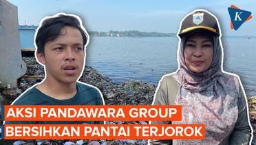 Pandawara Group Bersihkan Pantai yang Disebut Terjorok di Indonesia