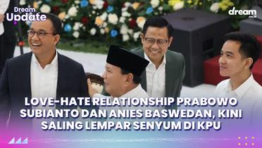 Love-Hate Relationship Prabowo Subianto dan Anies Baswedan, Kini Saling Lempar Senyum di KPU
