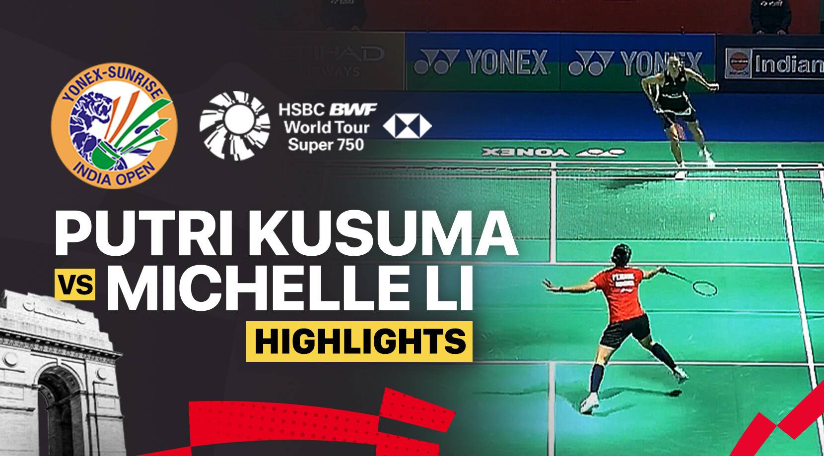Putri Kusuma Wardani (INA) vs Michelle Li (CAN) - Women's Singles Round of 32 | YONEX-SUNRISE India Open 2026
