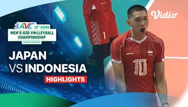 Perebutan Posisi 3 - 4: Japan vs Indonesia - Highlights | 22nd Asian Men's U-20 Volleyball Championship