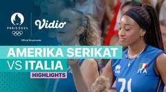 Amerika Serikat vs Italia - Perebutan Medali Emas - Bola Voli Putri - Highlights | Olympic Games Paris 2024