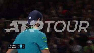 Novak Djokovic vs Matteo Berrettini, Highlights ATP Finals 2019