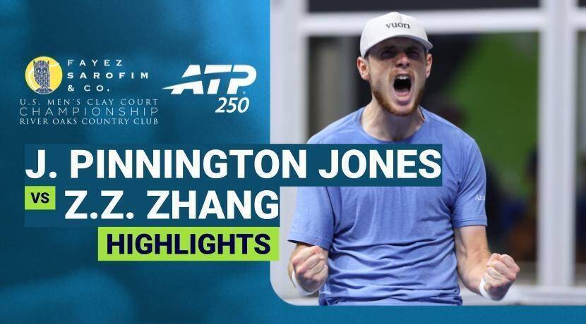 Jack Pinnington Jones vs Zhizhen Zhang - Round 1 | ATP 250: Fayez Sarofim & Co. U.S. Men's Clay Court Championship 2026