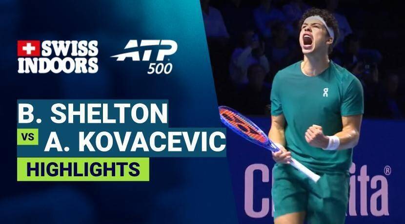 Ben Shelton vs Aleksandar Kovacevic - Round 1 | ATP 500: Swiss Indoors Basel 2026