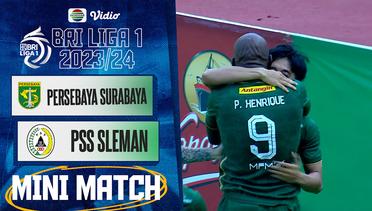 Persebaya Surabaya Vs PSS Sleman - Mini Match | BRI Liga 1 2023/24