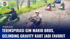 Serunya Bermain Gelinding Gravity Kart di Wisata Lembang, Terinspirasi Gim Mario Bros | Fokus