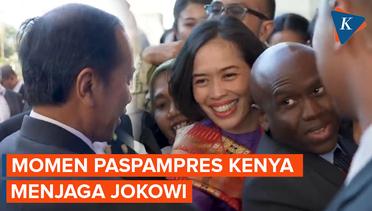 Paspampres Kenya Sampai Kewalahan Menjaga Jokowi