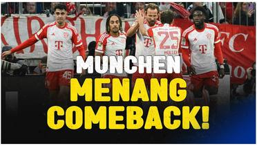 Bayern Munchen Menang Comeback Atas Borussia Monchengladbach di Pekan 20 Bundesliga