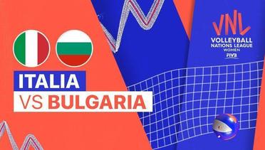Full Match | Italia vs Bulgaria | Women's Volleyball Nations League 2022
