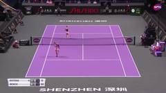 Match Highlights | Belinda Bencic 2 vs 1 Petra Kvitova | WTA Finals Shenzen 2019