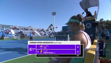 Match Highlights | Elise Mertens vs Claire Liu | WTA Jasmin Open Monastir 2022