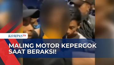Kepergok saat Beraksi, Maling Motor di Jakarta Pusat Babak Belur Dihakimi Warga!