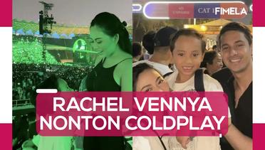 Mom Duty Rachel Venya Nonton Konser Coldplay, Tampil Sederhana Tuai Pujian