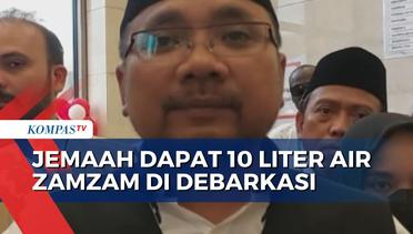 Kabar Gembira, Menag Sebut Jemaah Haji Indonesia Tahun Ini Dapat 10 Liter Air Zamzam di Debarkasi