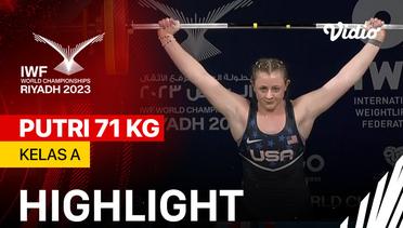 Highlights | Putri 71 kg - Kelas A | IWF World Championships 2023