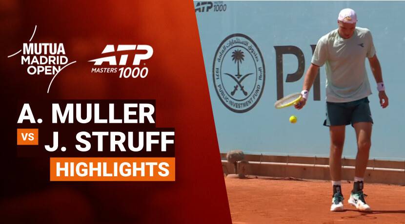 Alexandre Muller vs Jan-Lennard Struff - Round 1 (Court 4) | ATP 1000: Mutua Madrid Open 2026
