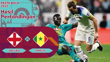 Data dan Statistik Laga Piala Dunia 2022, Inggris Vs Senegal