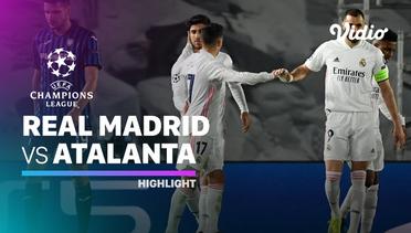 Highlight - Real Madrid vs Atalanta I UEFA Champions League 2020/2021