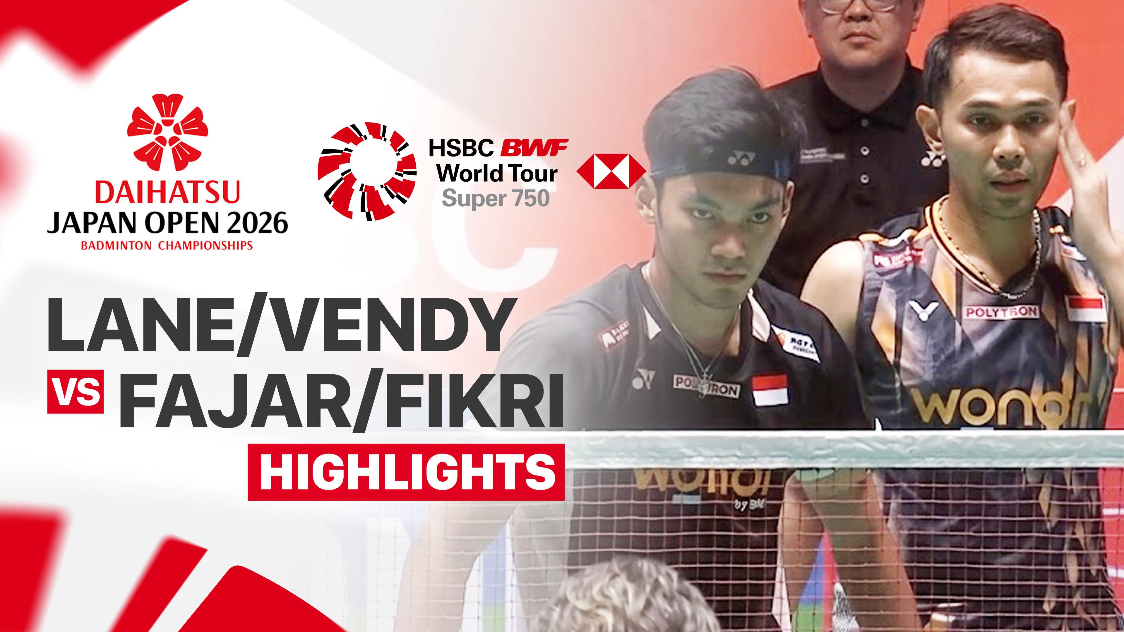 Ben Lane/Sean Vendy (ENG) vs Fajar Alfian/Muhammad Shohibul Fikri (INA) - Men's Doubles Quarter Finals | DAIHATSU Japan Open 2026