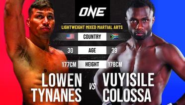 Lowen Tynanes vs. Vuyisile Colossa | Full Fight From The Archives