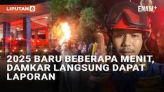 Bak Peramal, Petugas Damkar Langsung Dapat Laporan Kebakaran Saat Siaga Malam Tahun Baru