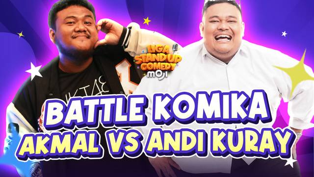 Akmal (Tangsel) vs Andi Kuray (Depok) | Liga Stand Up Comedy Moji Episode 8