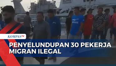 Bakamla RI Gagalkan Penyelundupan 30 Pekerja Migran Ilegal ke Malaysia