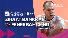 Highlights | Semifinal - Fenerbahce HDI Sigorta vs Ziraat Bankkart | Men's Turkish League 2021/22