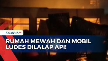Tujuh Bangunan Termasuk Rumah Mewah di Medan Ludes Terbakar, Aliran Listrik di Lokasi Putus!