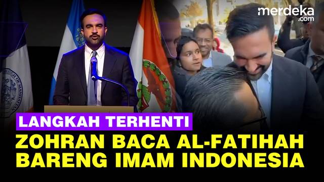 Langkah Terhenti, Zohran Mamdani Walkot New York Muslim Baca Al-Fatihah Bareng Imam Indonesia