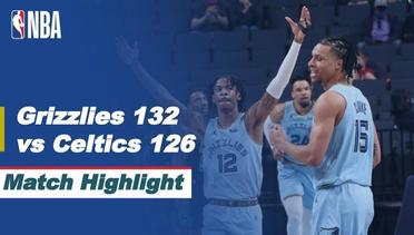 Match Highlight | Memphis Grizzlies 132 vs 126 Boston Celtics | NBA Regular Season 2020/21