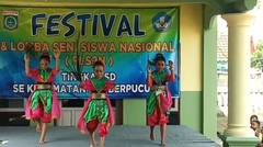 festival seni tari " tari blarak " tingkat SD se kecamatan sumberpucung